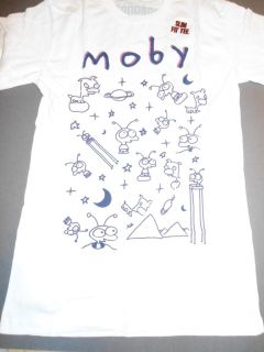 MOBY Play T Shirt *NEW music band concert tour Slim Fit
