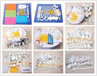Sugarcarft Cutters Fondant Cake Decorating Modelling Flowers Pasty
