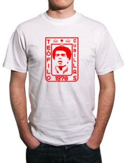 Teofilo Cubillas Peru 1970 Football T Shirt. All Sizes