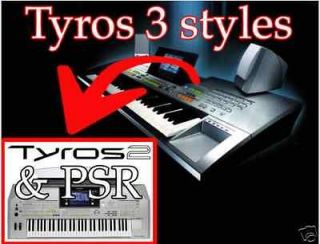 styles CD STY SFF for Yamaha DGX 500 300 305 230 520 530 620 630 YPG