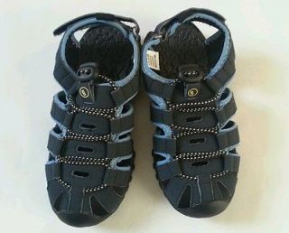 NEW Boys Gymboree Deep Sea Adventure Navy Blue Trail Sandals Shoes 12