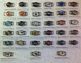 NFL Team   550 Paracord Oval Shoe Lace Charms (1) of your choice