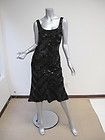 Diane Von Furstenberg Black Sequin Sleeveless Scoop Neck Devette Dress