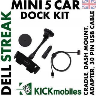 DELL STREAK TABLET MINI5 CAR DOCK KIT ORIGINAL NEW
