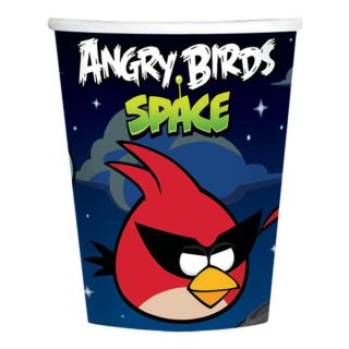 Angry Birds In Space Hot Cold Paper Cups Party Supplies 8ct