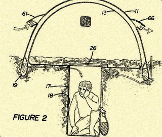 Portable Nuclear Shelter US Patent Art Print_Q141