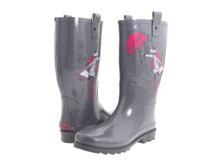 NEW DKNY Niagara Rain Boots Sizes 6 9 Grey/Pink Rubber