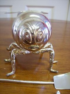 GODINGER SILVER PLATED HONEYBEE HONEY CONTAINER W/ BOX (WOW)