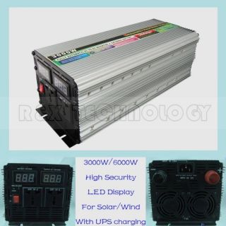 3000W DC/AC Power Inverter with UPS Charging,LED digital display,For