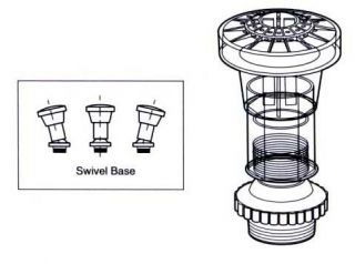 Pool & Spa 3 Tier Fountain with Eyeball & Nipple 25565 009