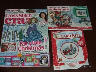 Cross Stitch Crazy 171   Margaret Sherry Xmas Card Kit & Chart