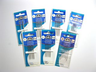 DMC Tapestry Needles 13,16,18,18 22,20,22,24 New Craft Supplies Sewing