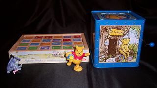 Pooh ABC Blocks Boxed /Jack Pop UP/Figurines Pooh & Eeyore/Schylli ng