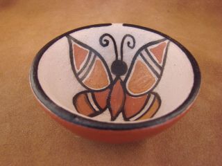 Santo Domingo Kewa Hand Made & Painted Bowl by Rose Pacheco Native