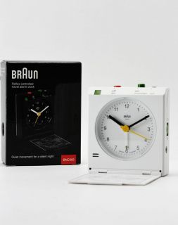 Vintage BRAUN Voice Control Travel Alarm Clock Made in Germany 4763