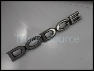 84 85 Metal Dodge Ram Van 150 250 350 Front Nameplate Script Hood