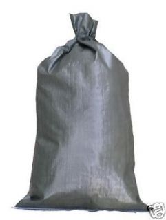 50 Green Sandbags w/ ties 14x26 Sandbag Bags Sand Bags Erosion Control
