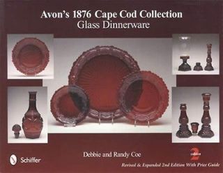 Avon 1876 Cape Cod Glass ID$$ Book Dinnerware Ruby Red