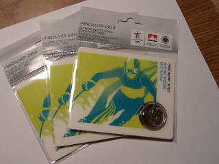 2010 ALPINE SKIING 25 CENT COLOURED lot of 3 (MULE) G