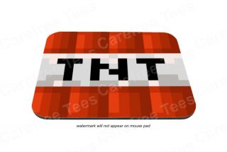 Minecraft Mouse Pad   A mousepad for Mine Craft enthusiasts TNT +more