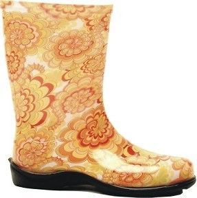 New womens Kamik Rain waterproof boots Maude Yellow size US 6 made in