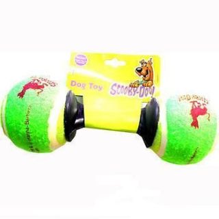 SCOOBY DOO DUMBELL TENNIS BALL DOG TOY   GIFT PET