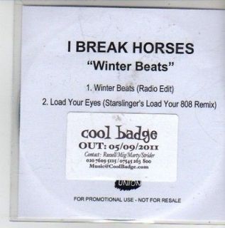 CH561) I Break Horses, Winter Beats   2011 DJ CD