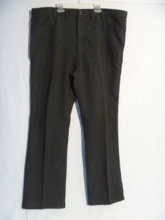 Men 44x32 Charcoal Gray Heather Stretch Western Wrancher Dress Pants