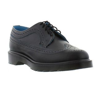 Dr Martens Shoes Genuine 3989 Brogue Mens Shoe Black Blue Smooth Sizes