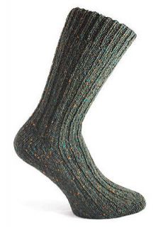100% wool Donegal Tweed Walking Socks Made In Ireland