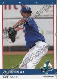 2011 Ogden Raptors Jose Dominguez Rookie RC Dodgers Minor League