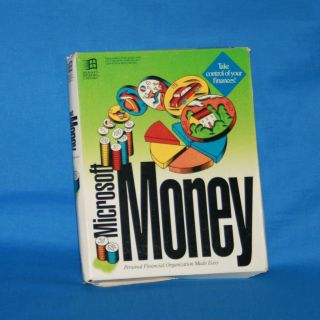 Software   Microsoft Money for DOS and Windows 3.0   Floppys & Manual