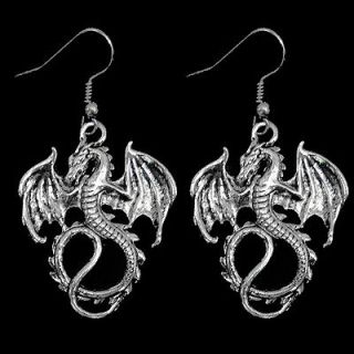 Dragon Daenerys Targaryen Game / Throne / Of New Silver tone Earrings