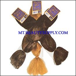 Gold Braid kanekalon synthetic braiding hair dreadlock bulk extension