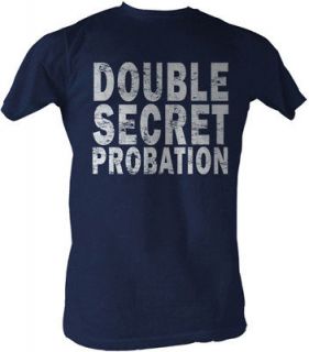 Licensed Animal House Double Secret Probation Adult Shirt S 2XL