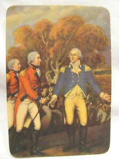Vtg Louis F Dow Lithograph Cards George Washington Indians Puppies
