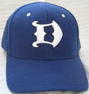 NEW DUKE BLUE DEVILS FITTED 7 5/8 HAT CAP NCAA GOTHIC