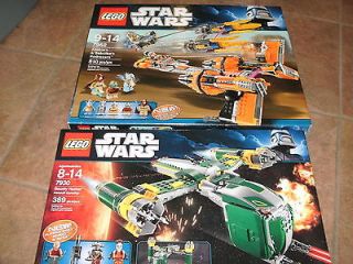 Lego Star Wars X2 7930 Bounty Hunter Assault 7962 Anakins & Sebublas