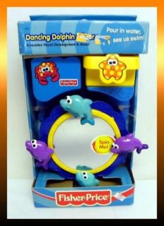 Fisher Price DANCING DOLPHINS Bath Mirror *NEW in BOX* Item #4211 (c