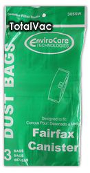 Fairfax Vacuum Cleaner Bags   3 Generic Bags