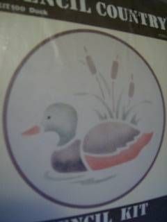 Duck Stencil, Muslin Fabric & 7.75 Inch Hoop Kit  Does Not Include