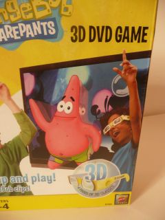 SpongeBob Squarepants DVD Game 3D 7 Games/3D Glasse NIB