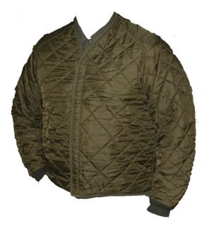 ORIGINAL UNISSUED DUTCH MILITARY / ARMY DIAMOND PATTERN QUILTED JACKET
