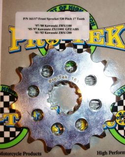 Pro tek Front Sprocket 530 Pitch Kawasaki 1997 1998 1999 2000 ZRX1100