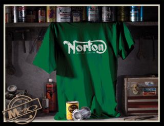 Metro Racing Norton Authentic Mens T Shirt