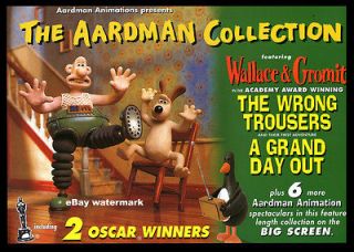 WALLACE and GROMIT aardman animation rare ORIGINAL 2003 mini movie