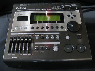 Roland TD 12 V Drum Electronic Drum Module. Factory demo. Full