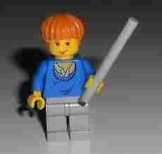 Lego Harry Potter Minifig ~ Ron Weasley Blue Sweater From Sets 4708