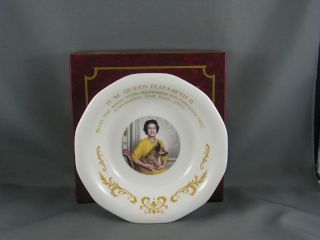 Adams (Wedgwood) H.M. Queen Elizabeth Silver Jubilee Dish w/ Box