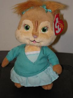 Ty ELEANOR Chipette Alvin and the Chipmunks Beanie Baby ~ MINT TAGS